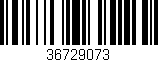 Código de barras (EAN, GTIN, SKU, ISBN): '36729073'