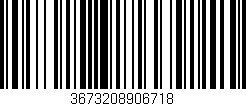 Código de barras (EAN, GTIN, SKU, ISBN): '3673208906718'