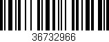 Código de barras (EAN, GTIN, SKU, ISBN): '36732966'