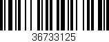 Código de barras (EAN, GTIN, SKU, ISBN): '36733125'