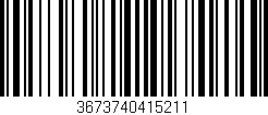 Código de barras (EAN, GTIN, SKU, ISBN): '3673740415211'