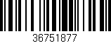 Código de barras (EAN, GTIN, SKU, ISBN): '36751877'
