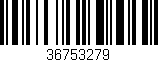 Código de barras (EAN, GTIN, SKU, ISBN): '36753279'