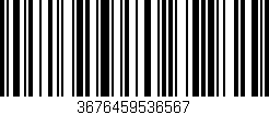 Código de barras (EAN, GTIN, SKU, ISBN): '3676459536567'