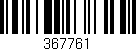 Código de barras (EAN, GTIN, SKU, ISBN): '367761'