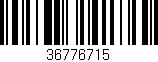 Código de barras (EAN, GTIN, SKU, ISBN): '36776715'