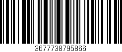 Código de barras (EAN, GTIN, SKU, ISBN): '3677738795866'