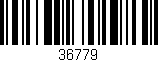 Código de barras (EAN, GTIN, SKU, ISBN): '36779'