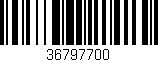 Código de barras (EAN, GTIN, SKU, ISBN): '36797700'