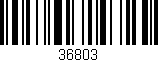 Código de barras (EAN, GTIN, SKU, ISBN): '36803'