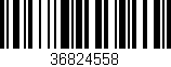 Código de barras (EAN, GTIN, SKU, ISBN): '36824558'