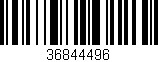 Código de barras (EAN, GTIN, SKU, ISBN): '36844496'
