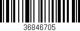 Código de barras (EAN, GTIN, SKU, ISBN): '36846705'