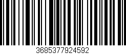 Código de barras (EAN, GTIN, SKU, ISBN): '3685377924592'
