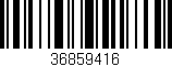 Código de barras (EAN, GTIN, SKU, ISBN): '36859416'