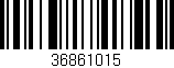 Código de barras (EAN, GTIN, SKU, ISBN): '36861015'