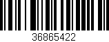 Código de barras (EAN, GTIN, SKU, ISBN): '36865422'