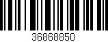 Código de barras (EAN, GTIN, SKU, ISBN): '36868850'