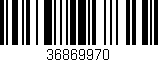 Código de barras (EAN, GTIN, SKU, ISBN): '36869970'