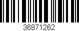 Código de barras (EAN, GTIN, SKU, ISBN): '36871262'