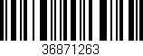 Código de barras (EAN, GTIN, SKU, ISBN): '36871263'