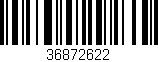 Código de barras (EAN, GTIN, SKU, ISBN): '36872622'