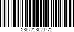Código de barras (EAN, GTIN, SKU, ISBN): '3687726023772'