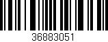 Código de barras (EAN, GTIN, SKU, ISBN): '36883051'