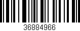 Código de barras (EAN, GTIN, SKU, ISBN): '36884966'