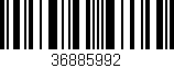 Código de barras (EAN, GTIN, SKU, ISBN): '36885992'