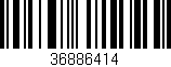 Código de barras (EAN, GTIN, SKU, ISBN): '36886414'