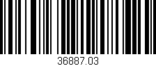 Código de barras (EAN, GTIN, SKU, ISBN): '36887.03'