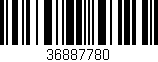 Código de barras (EAN, GTIN, SKU, ISBN): '36887780'