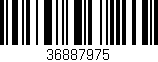 Código de barras (EAN, GTIN, SKU, ISBN): '36887975'