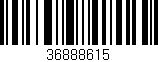 Código de barras (EAN, GTIN, SKU, ISBN): '36888615'