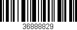 Código de barras (EAN, GTIN, SKU, ISBN): '36888829'