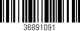 Código de barras (EAN, GTIN, SKU, ISBN): '36891091'