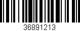 Código de barras (EAN, GTIN, SKU, ISBN): '36891213'