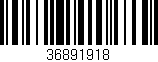 Código de barras (EAN, GTIN, SKU, ISBN): '36891918'