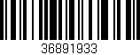 Código de barras (EAN, GTIN, SKU, ISBN): '36891933'