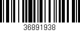 Código de barras (EAN, GTIN, SKU, ISBN): '36891938'