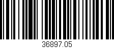 Código de barras (EAN, GTIN, SKU, ISBN): '36897.05'