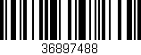 Código de barras (EAN, GTIN, SKU, ISBN): '36897488'