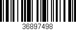 Código de barras (EAN, GTIN, SKU, ISBN): '36897498'