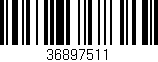 Código de barras (EAN, GTIN, SKU, ISBN): '36897511'