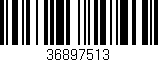 Código de barras (EAN, GTIN, SKU, ISBN): '36897513'