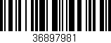 Código de barras (EAN, GTIN, SKU, ISBN): '36897981'