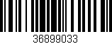 Código de barras (EAN, GTIN, SKU, ISBN): '36899033'