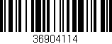 Código de barras (EAN, GTIN, SKU, ISBN): '36904114'