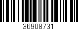 Código de barras (EAN, GTIN, SKU, ISBN): '36908731'